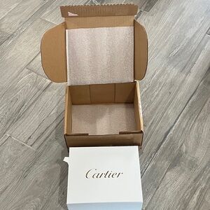 Cartier White and Gold Gift Box